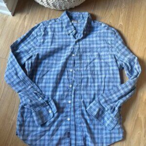 FAHERTY PLAID BUTTON UP